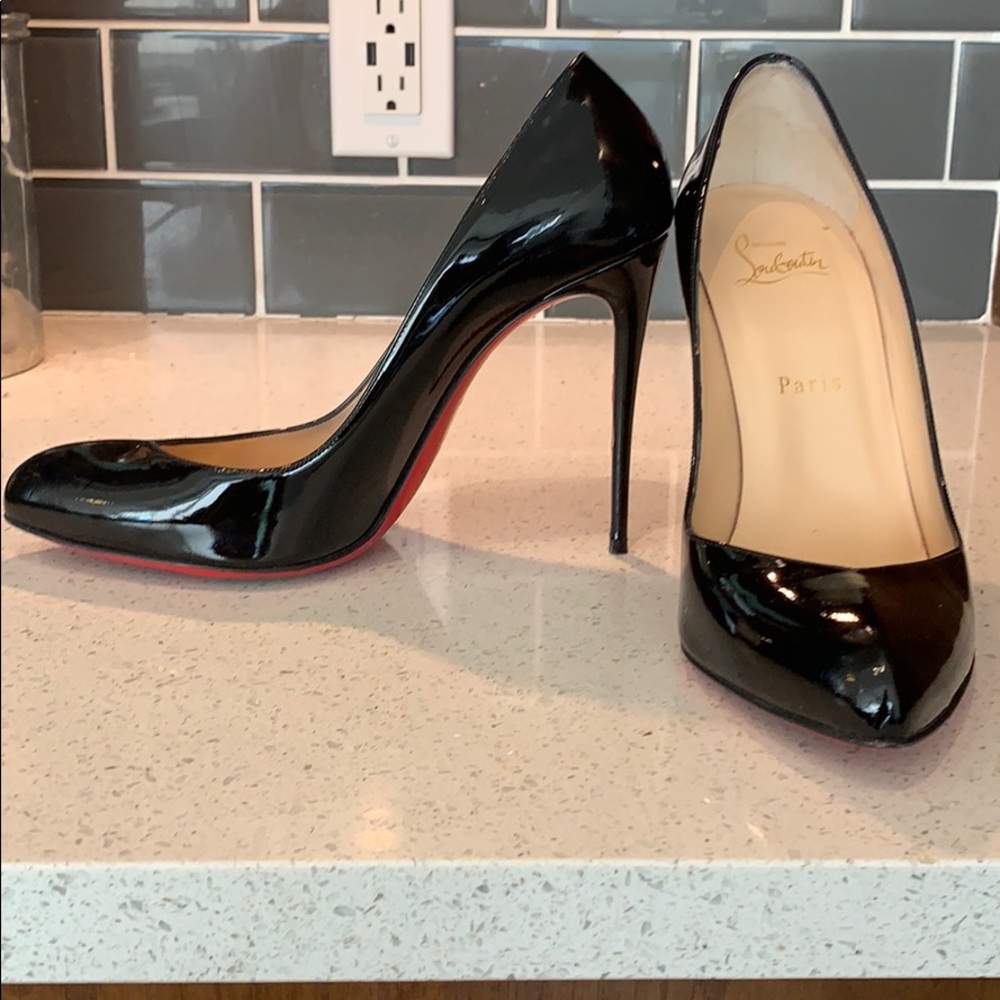 Christian Louboutin Black Patent Pump